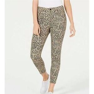 Animal Print Cheetah Strechy Skinny JEANS Trendy Pants by Rewash size 5